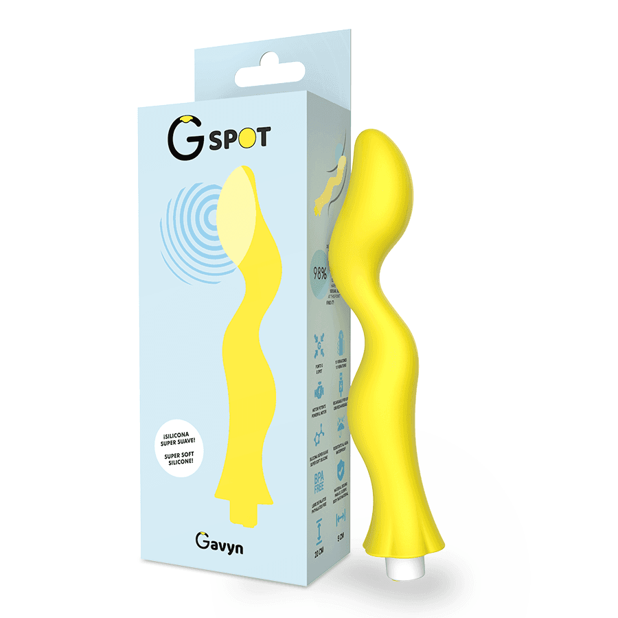 G-SPOT GAVYN GUL VIBRATOR - Nautii.dk