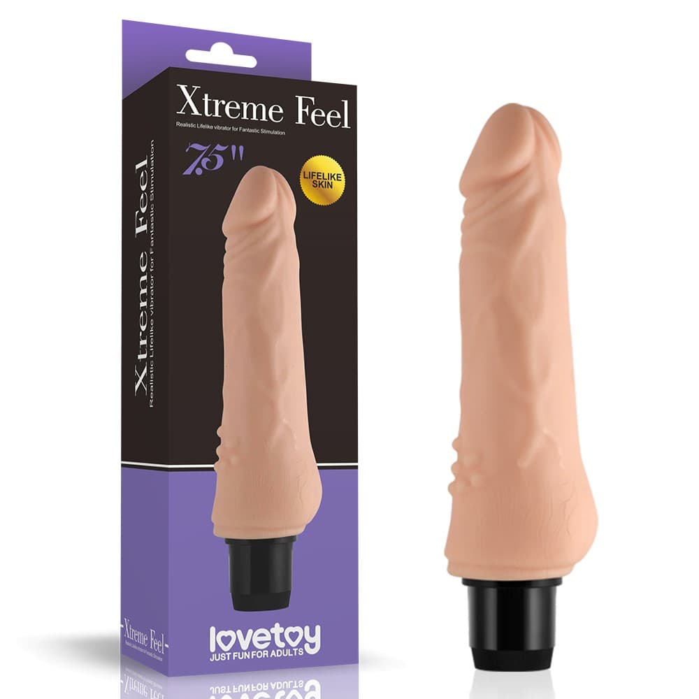 LOVETOY XTREME FEEL CYBERSKIN VIBRATOR 19CM - Nautii.dk