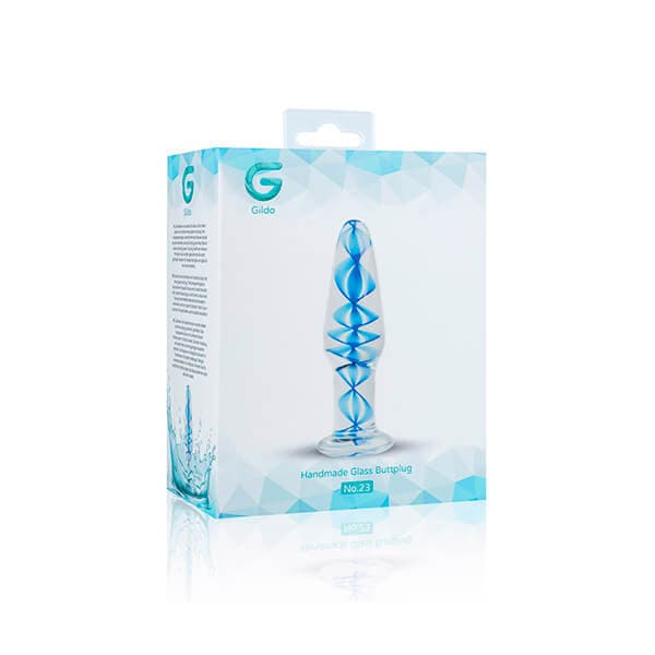 GILDO - HANDMADE GLAS BUTT PLUG NO 23 - Nautii.dk