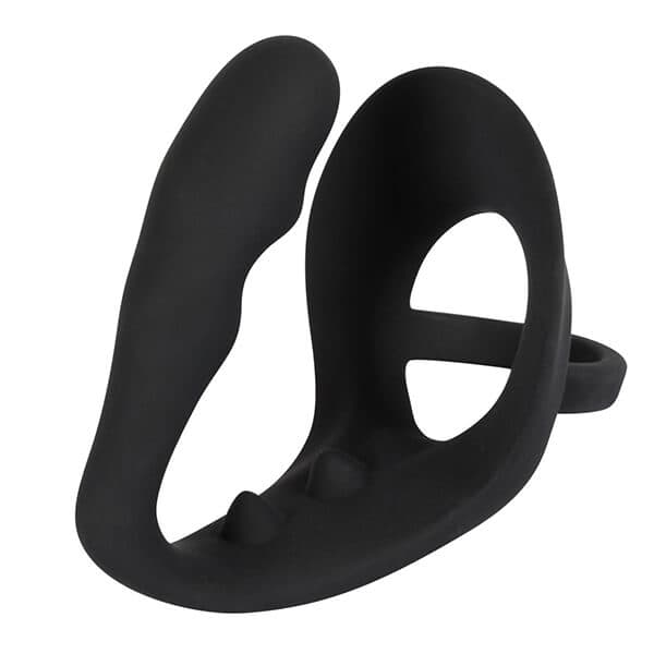 BLACK VELVETS - PENISRING MED PROSTATA PLUG - Nautii.dk