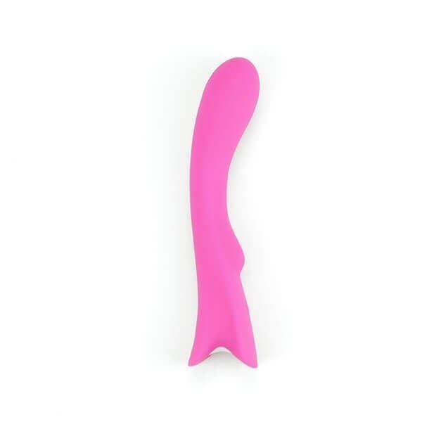 DELIGHT - CURVED OPLADELIG DILDO VIBRATOR PINK - Nautii.dk