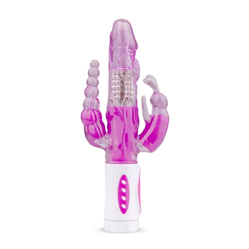 EASYTOYS RAVING RABBIT VIBRATOR LILLA - Nautii.dk