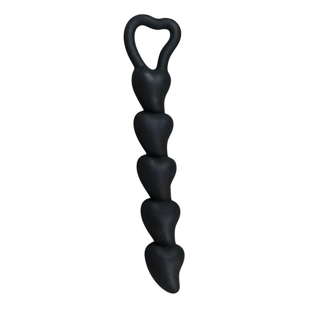 Black Velvets Anal Beads Sort kæde - Private Play