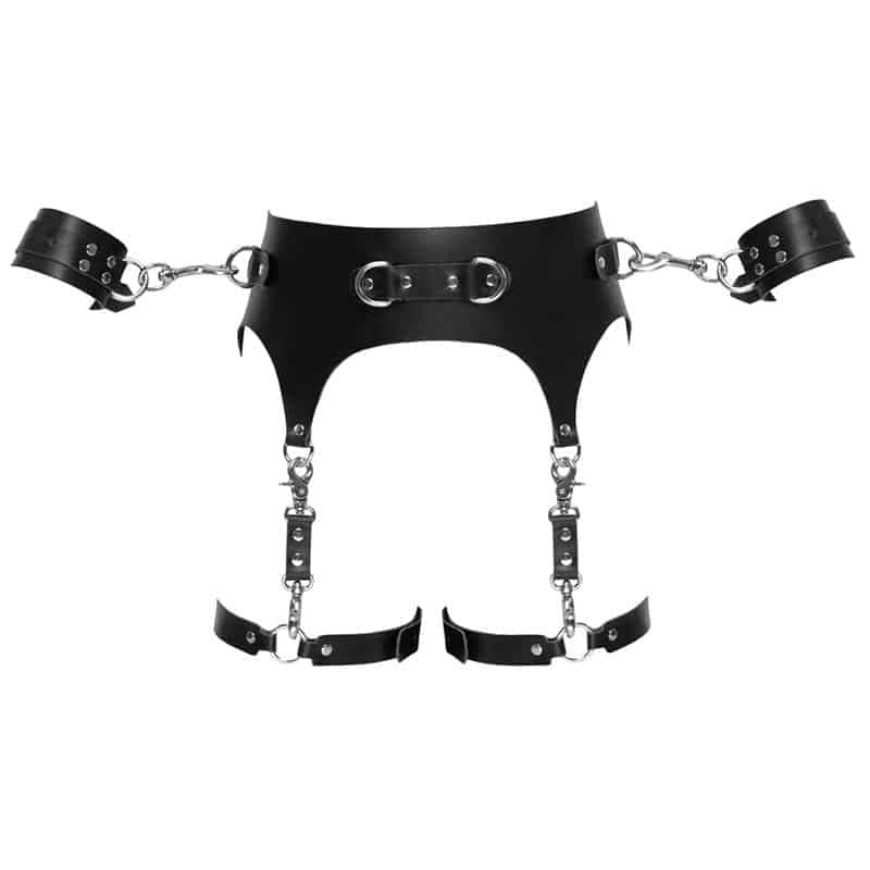 Zado Sort Bondagebælte - L/XL - Private Play