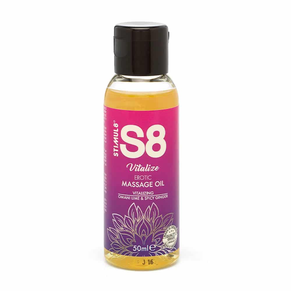 Stimul8 Massageolie Omani Lime & Spicy Ginger 50 ml - Private Play