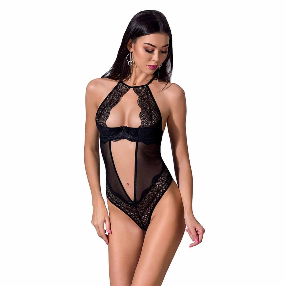 Passion Yona Bodystocking Sort - L/XL - Private Play