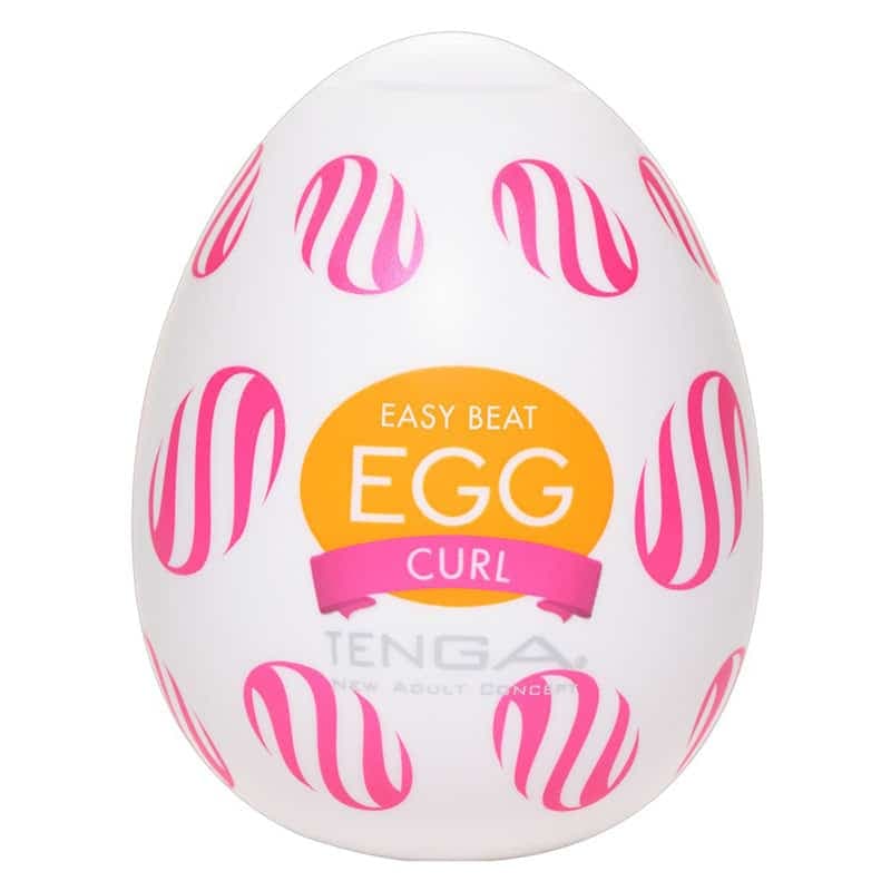 TENGA Egg Curl Onani Håndjob til Mænd - Private Play
