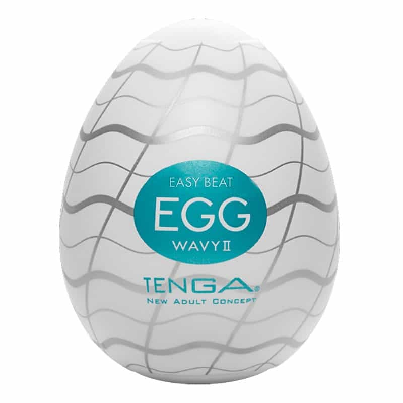 TENGA Egg Wavy II Onani Håndjob til Mænd - Private Play