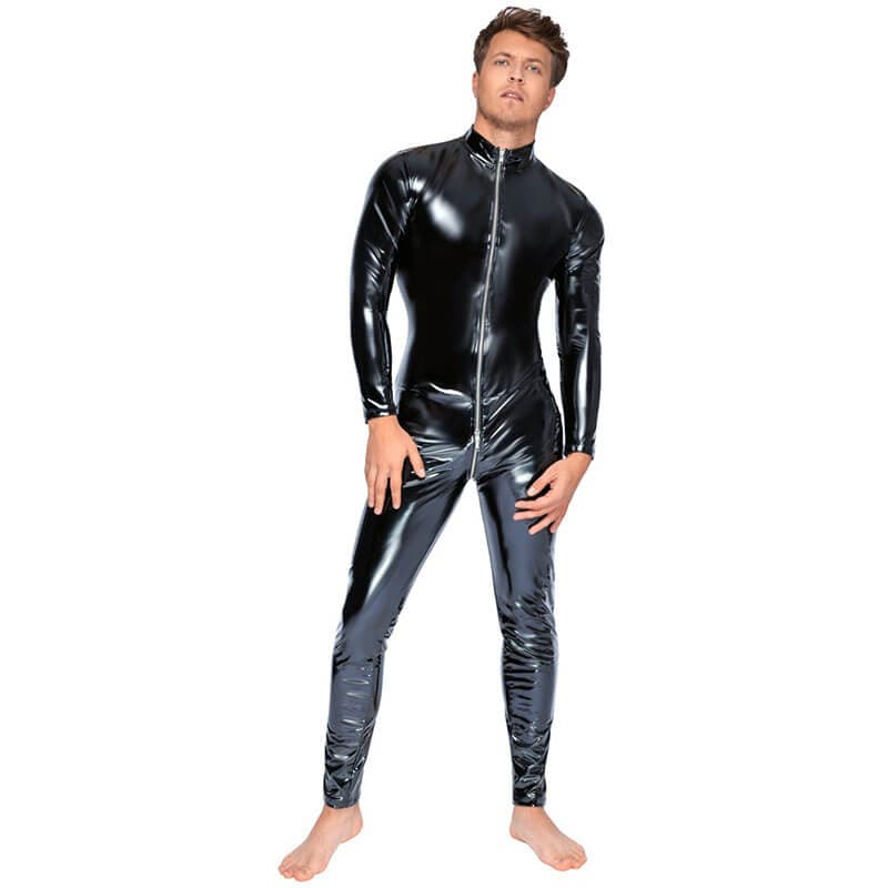 Black Level Jack Lak Jumpsuit Sort - XXL - Private Play