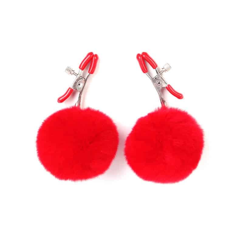 Bound Nipple Clamps med Pompon - Private Play