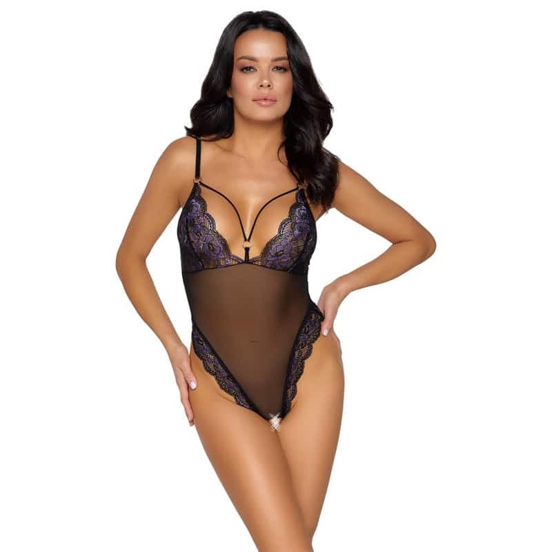 Cottelli Naomi Bundløs Bodystocking - M - Private Play