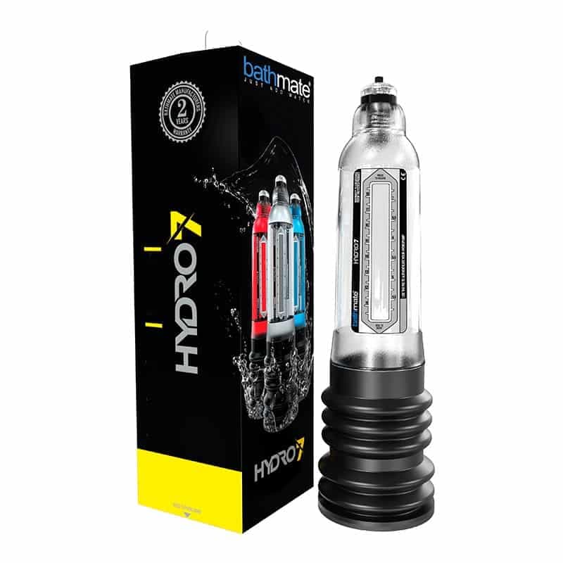 Bathmate Hydro 7 Penispumpe - Transparent - Private Play