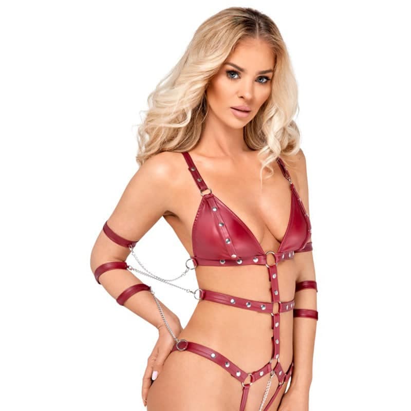 Bad Kitty Body Harness Rød - L - Private Play