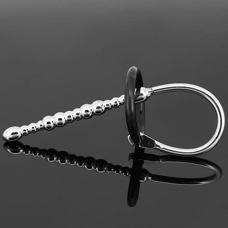 Bound Beaded Penis Plug - Private Play