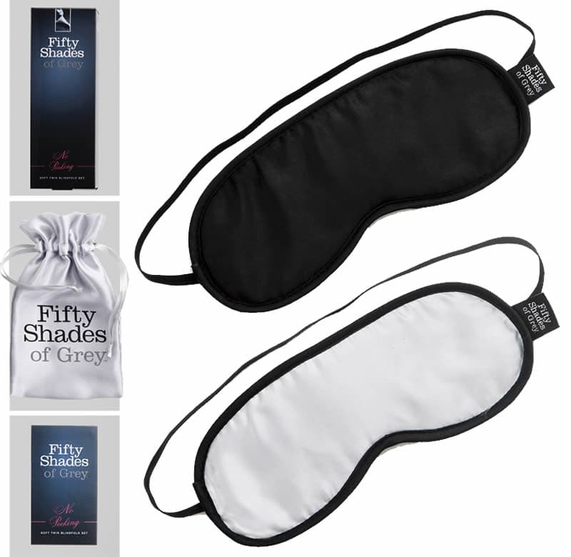 Fifty Shades of Grey øjenmaske - sæt - SMRS.dk
