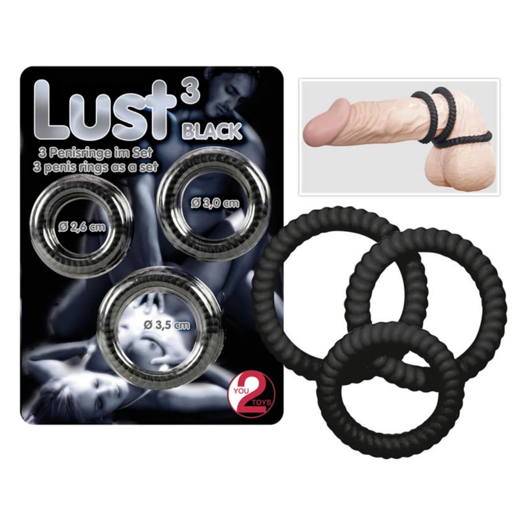 Lust 3 Penisringe - SMRS.dk