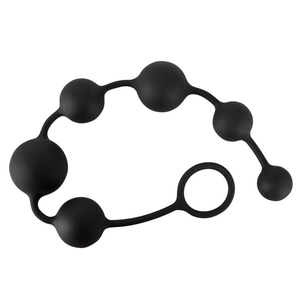 Black Velvets Silikone Anal Beads - SMRS.dk