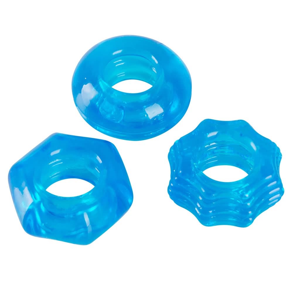 Stretchy Cock Ring Sæt med 3 Penisringe - SMRS.dk