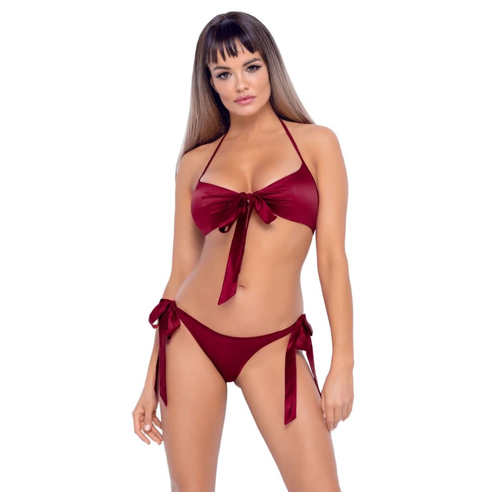 BH og Trusser i Bordeaux Satin - SMRS.dk