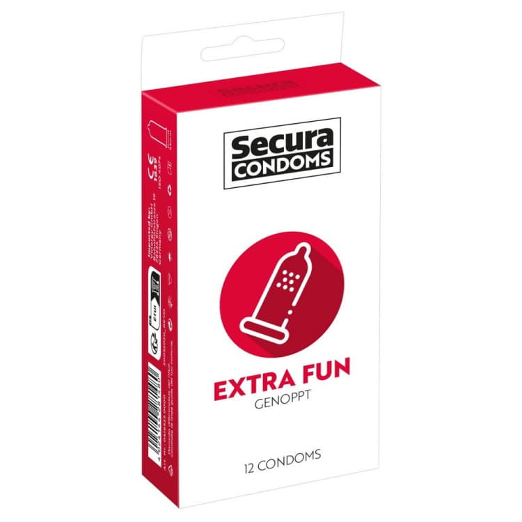 Secura Extra Fun Kondomer med Knopper - SMRS.dk