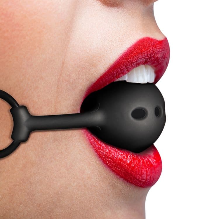 Fetish Submissive Gag med Huller - SMRS.dk