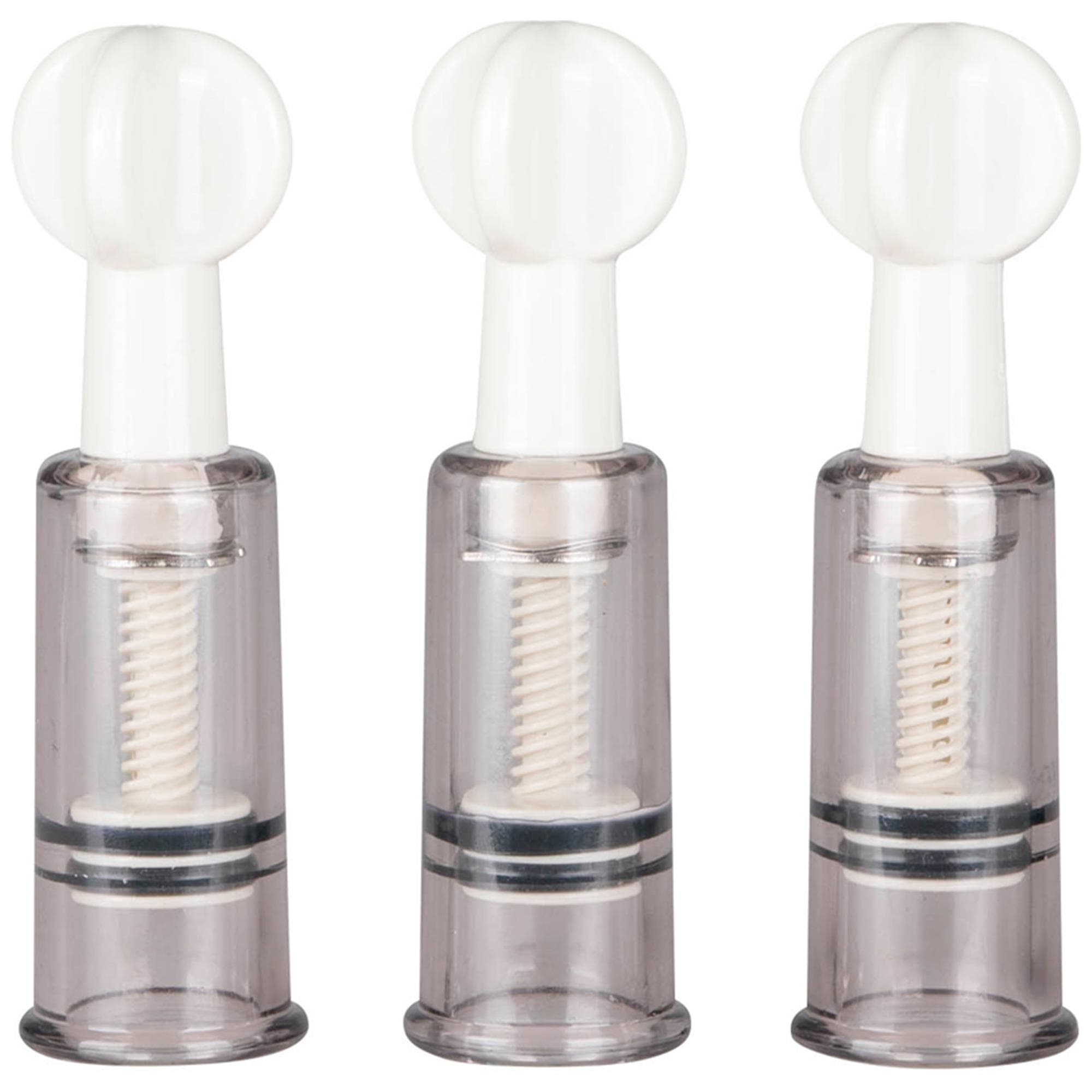Nipple & Clit Suckers 3pcs - Mshop.dk