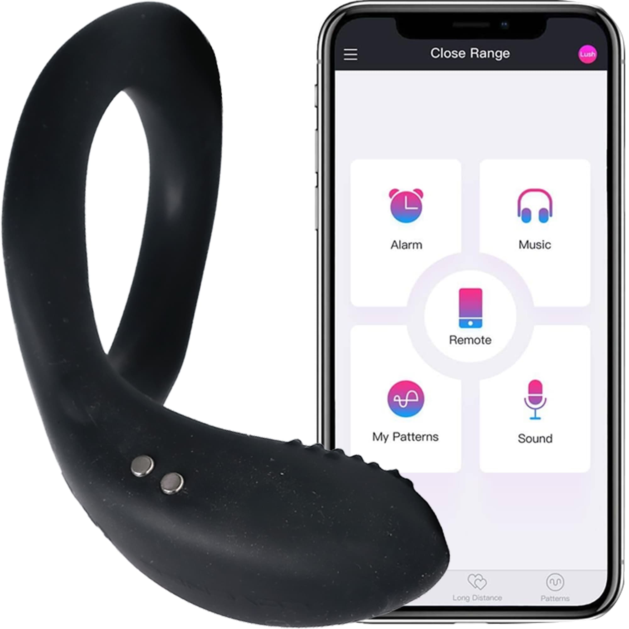 Lovense - Diamo Vibrating Cock RIng - Mshop.dk