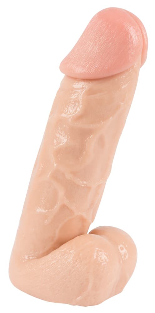 Naturdildo "Big Dong" med testikler - ORION Erotik Shop
