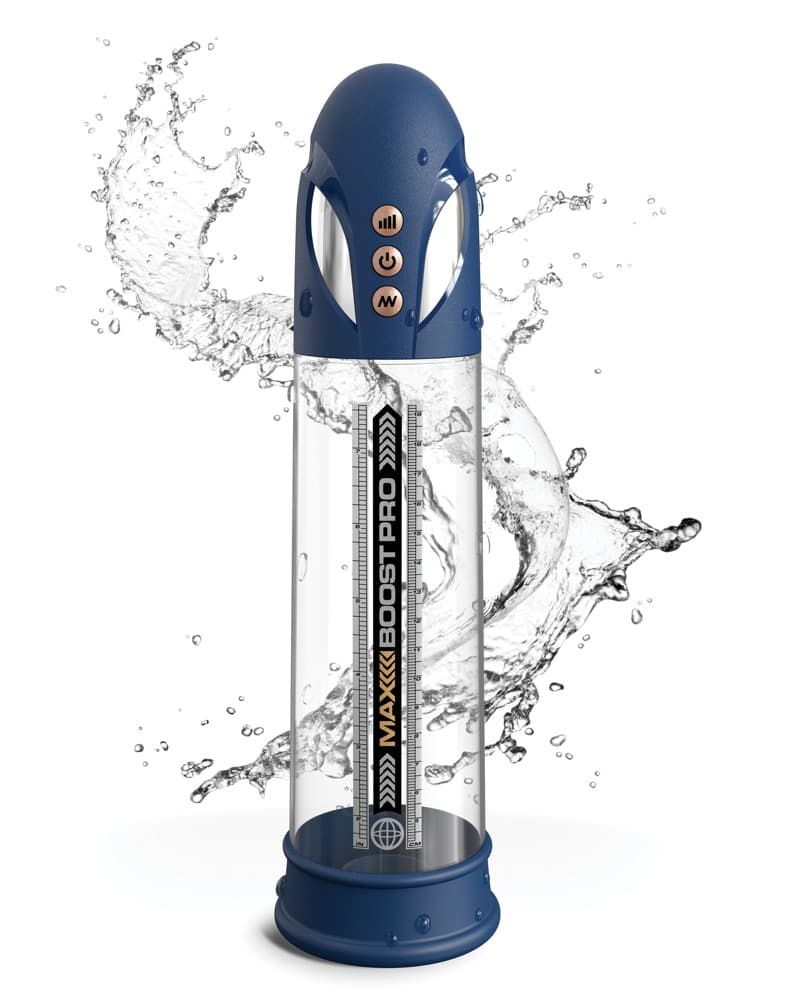 Penispumpe "Max Boost Pro Flow" med automatisk sugekraft - ORION Erotik Shop
