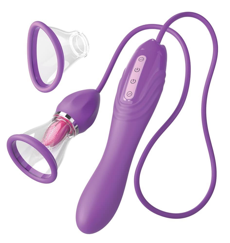 Tungevibrator "Her Ultimate Pleasure Max" med sugeskål - ORION Erotik Shop