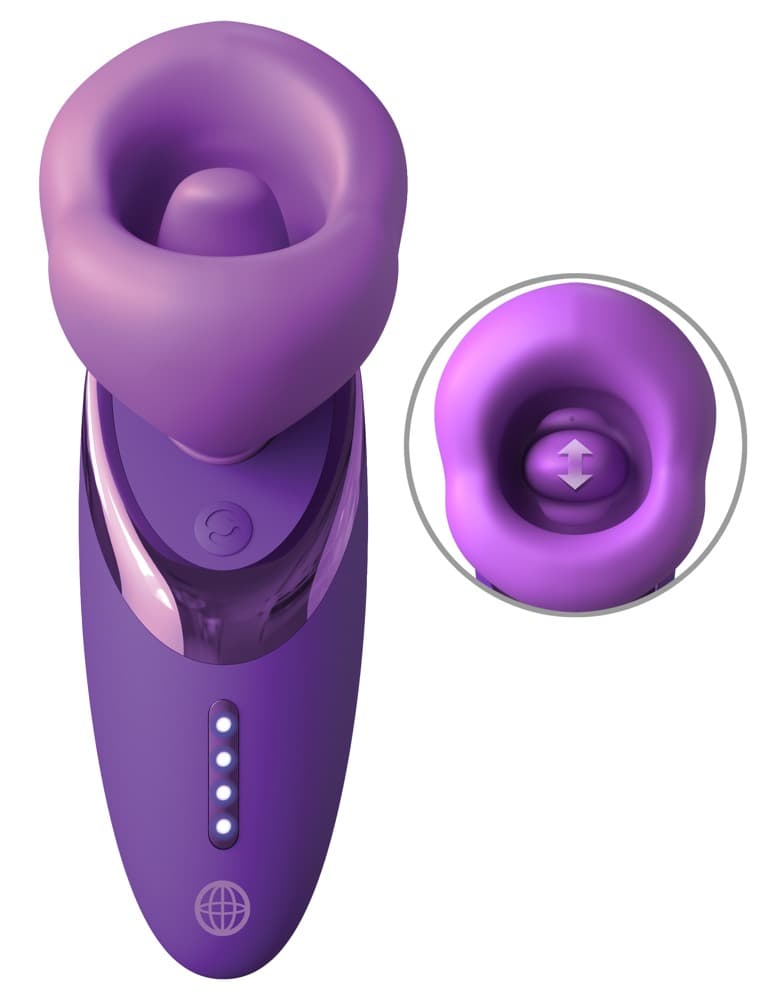 Tungevibrator "Pleasure Sucker" med sugeskål - ORION Erotik Shop
