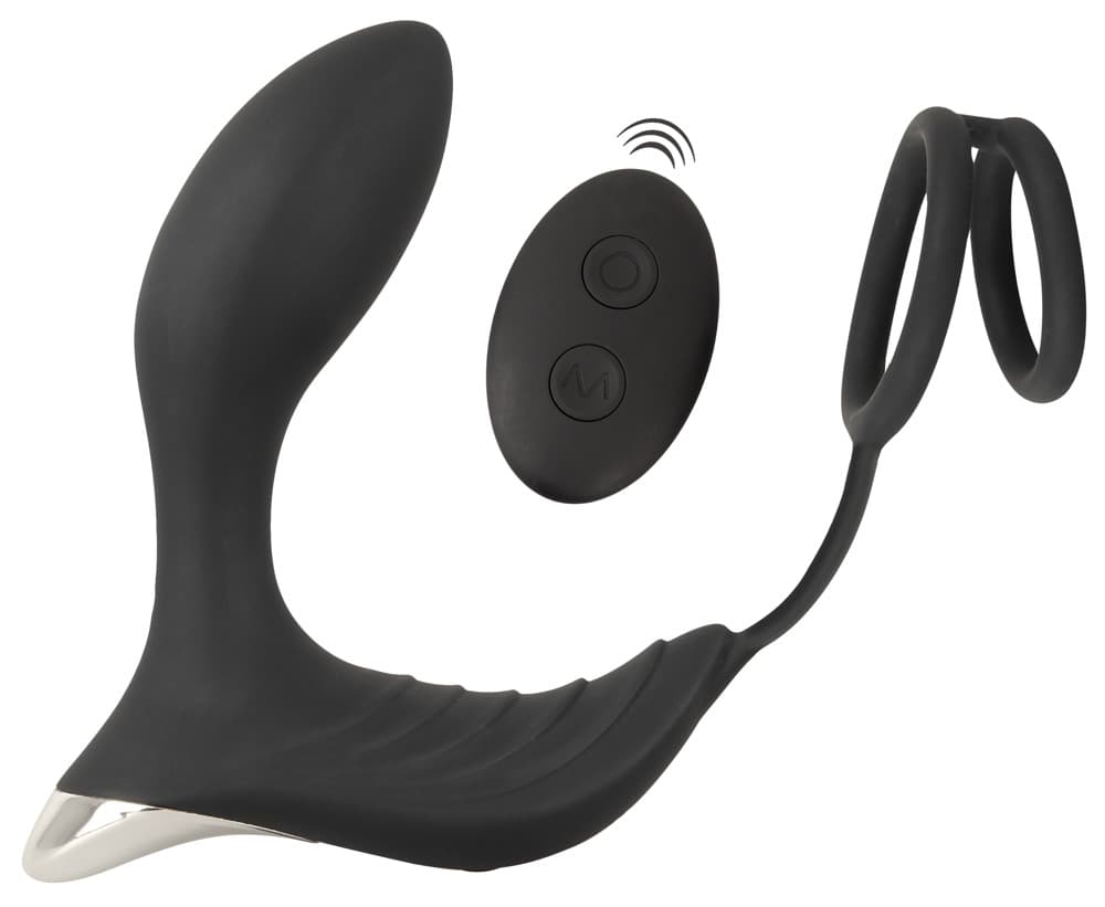 Prostata vibrator med penisring - ORION Erotik Shop
