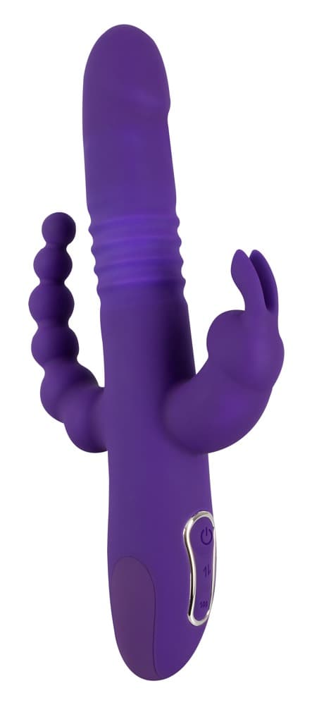 Thrusting Pearl Triple Vibrator med klitoris- og analvibrator - ORION Erotik Shop