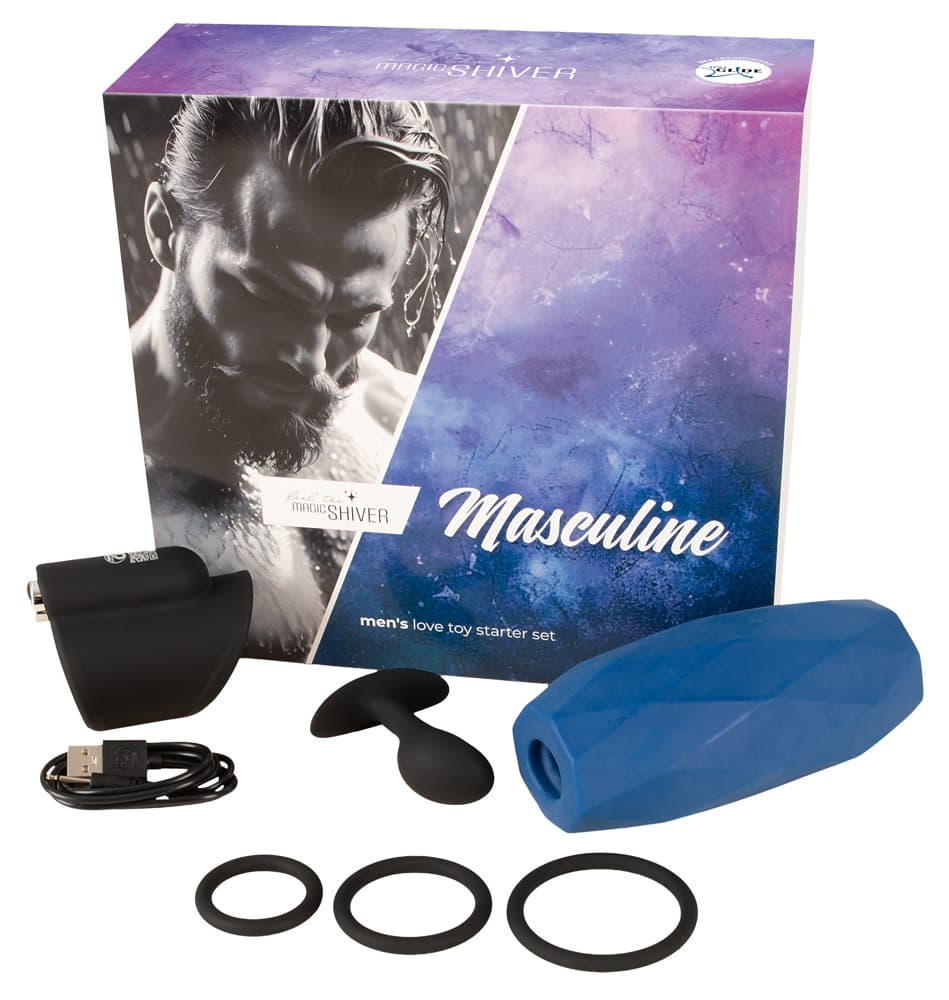 4-delt pakke "Men Love Toy Starter Set Masculine" - ORION Erotik Shop