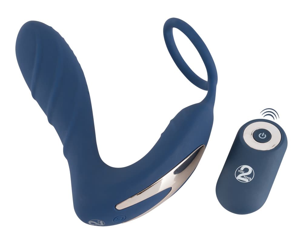 Vibrerende prostata plug med penisring - ORION Erotik Shop