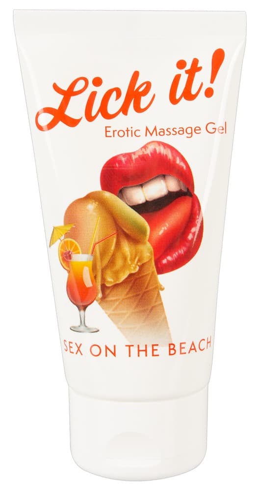 Erotisk gel "Lick it! Sex on the Beach" med cocktailsmag - ORION Erotik Shop