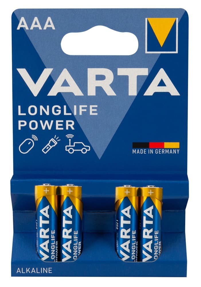 4 stk. VARTA-batterier AAA - ORION Erotik Shop