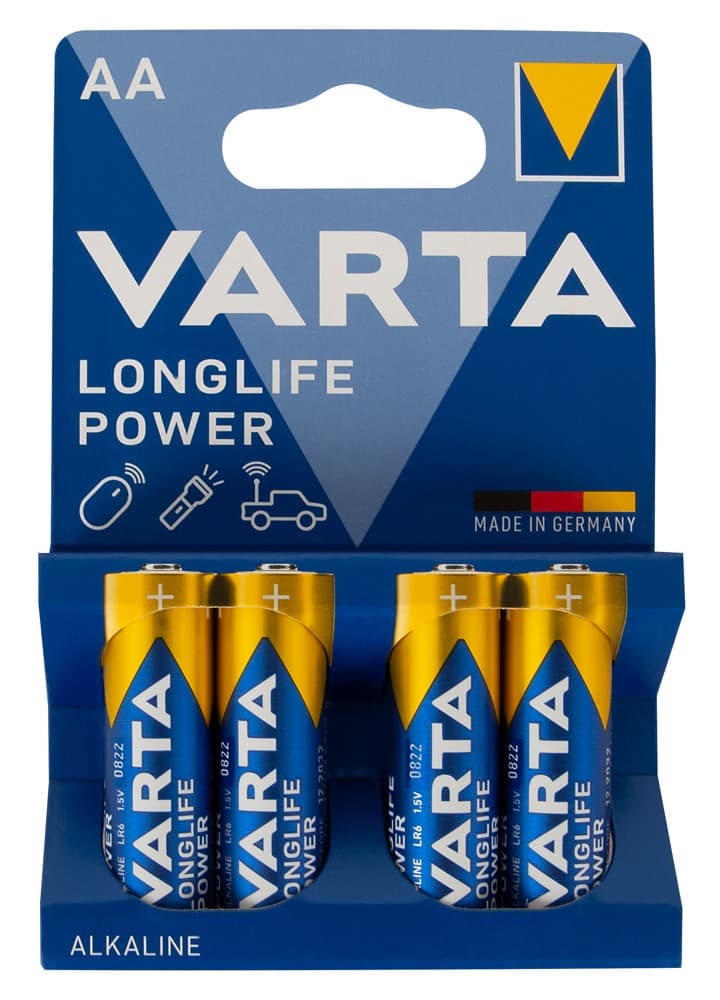 4 stk. VARTA-batterier AA - ORION Erotik Shop