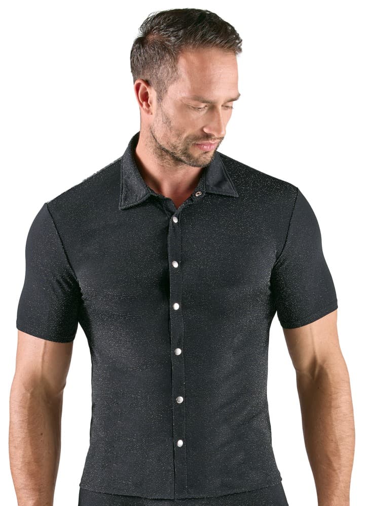 Skjorte i et skinnende lurex-look - ORION Erotik Shop