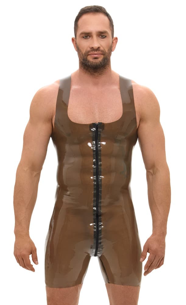 Latex-body i røgfarvet gennemsigtighed - ORION Erotik Shop