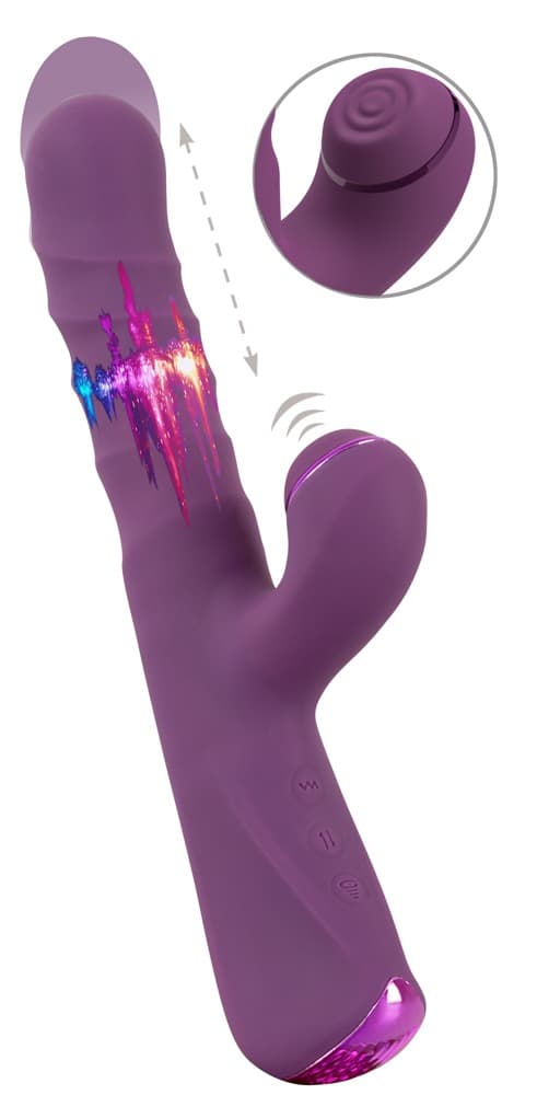 Rabbitvibrator med stød- og bankefunktion - ORION Erotik Shop