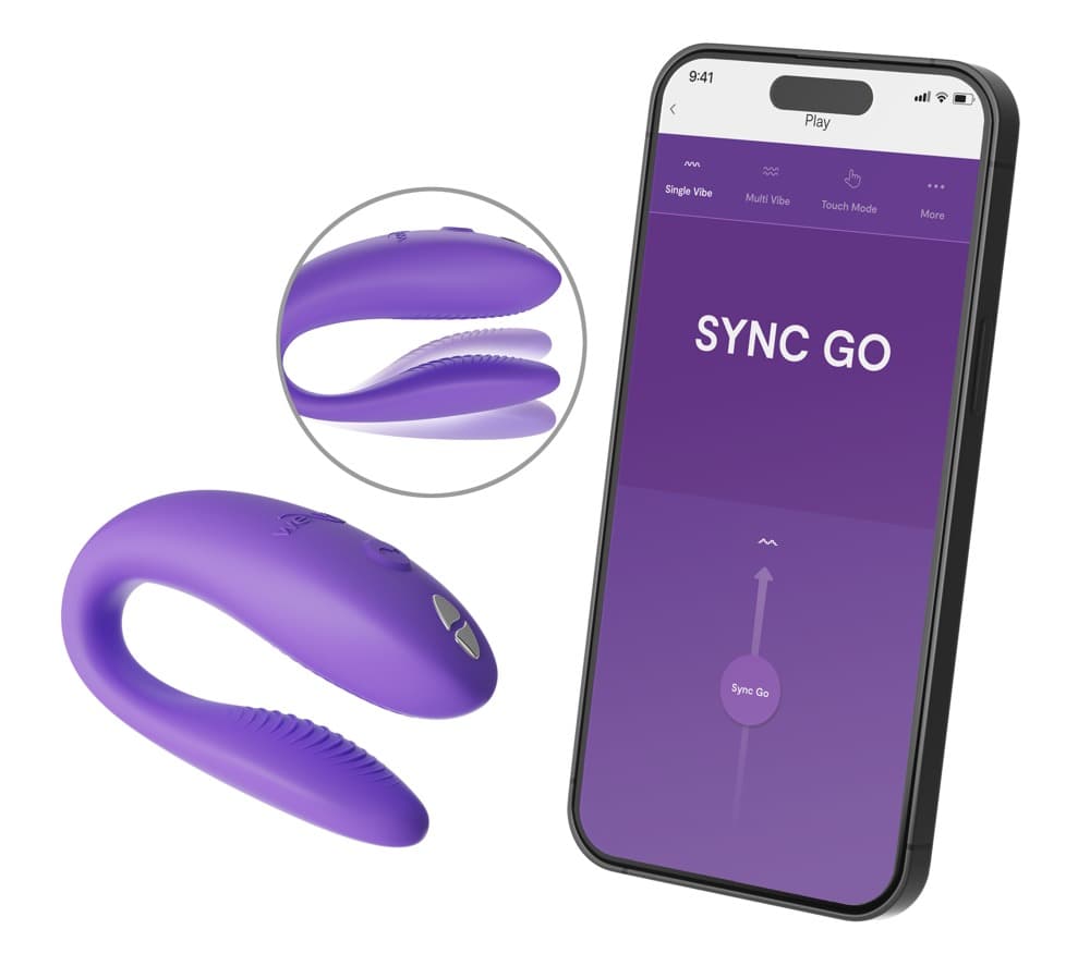 Parvibrator "Sync Go" med 10+ vibrationstilstande via app - ORION Erotik Shop
