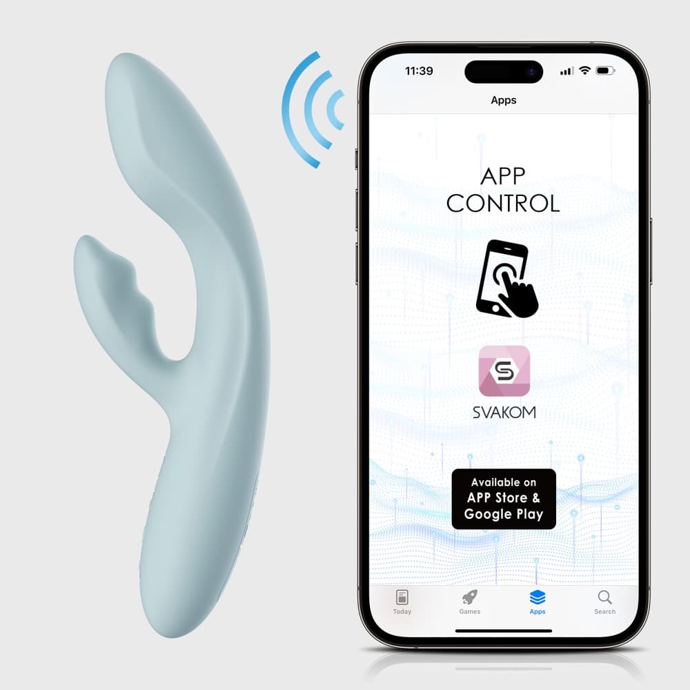 Rabbitvibrator "Chika" kan styres via app - ORION Erotik Shop