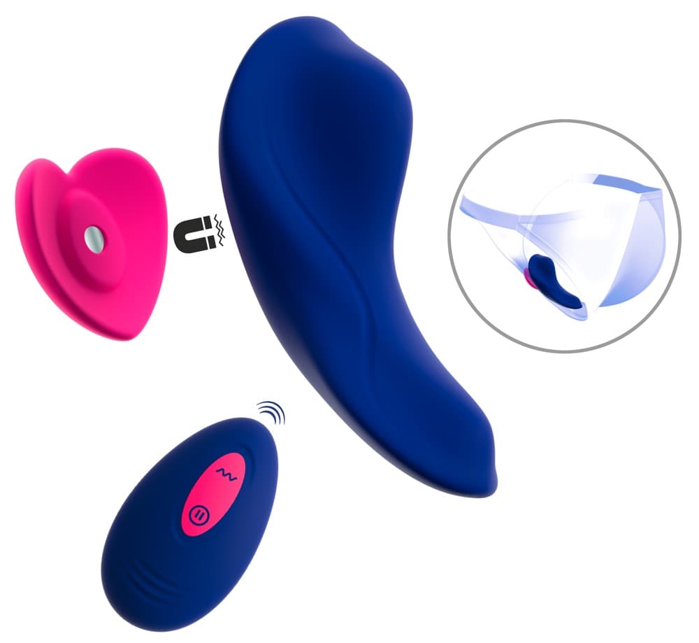 Panty Vibrator Â»HeartÂ« med fjernbetjening - ORION Erotik Shop