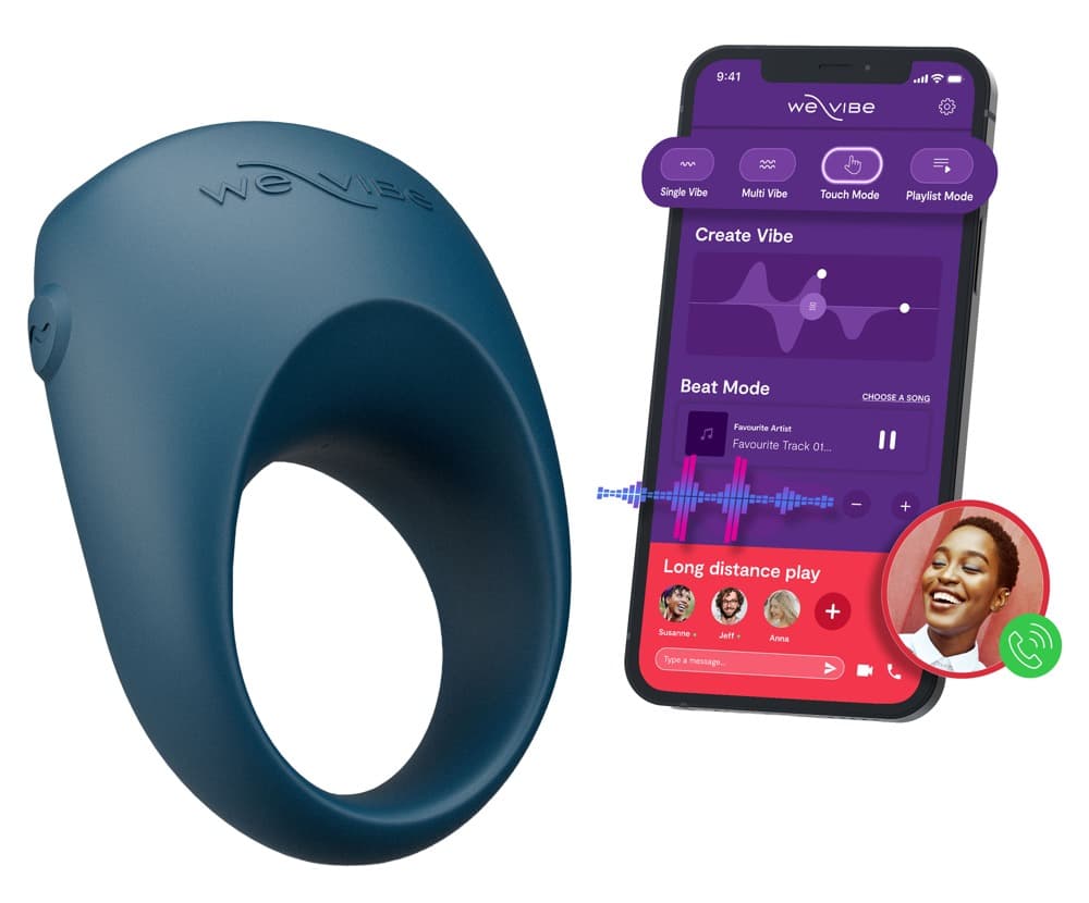 Vibrerende penisring "Pivot 2" kan også styres via app - ORION Erotik Shop