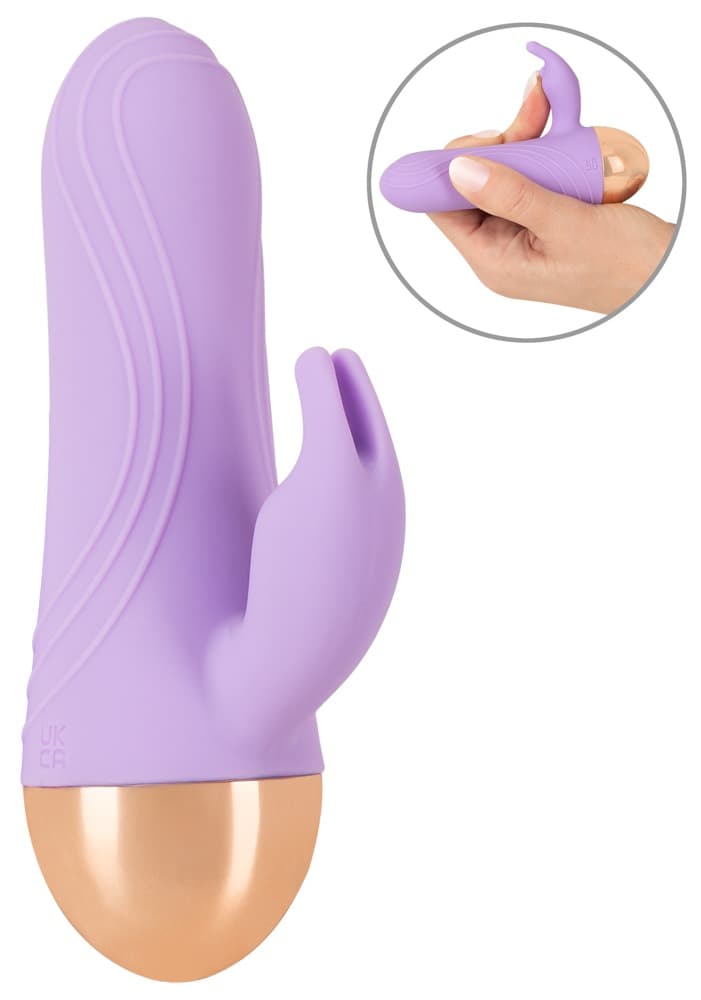 Rabbit vibrator "Dual Density" i miniformat - ORION Erotik Shop