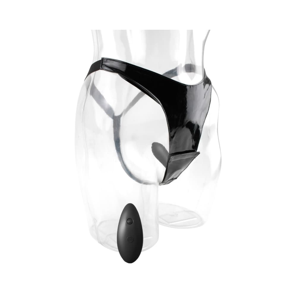 Fetish Fantasy Trusse med Vibrerende Dildo - Fjernbetjent - Sexshop.dk