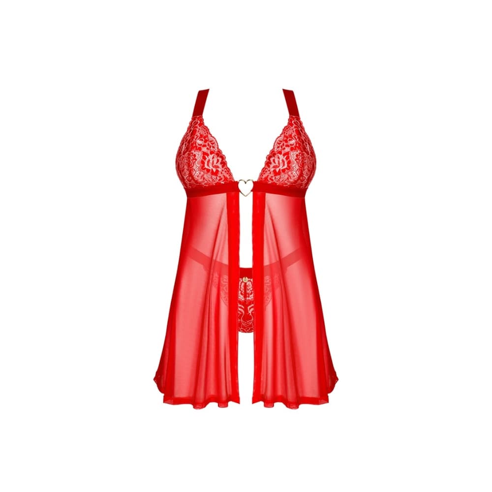 Obsessive Set Elianes Babydoll-XS/S - Sexshop.dk