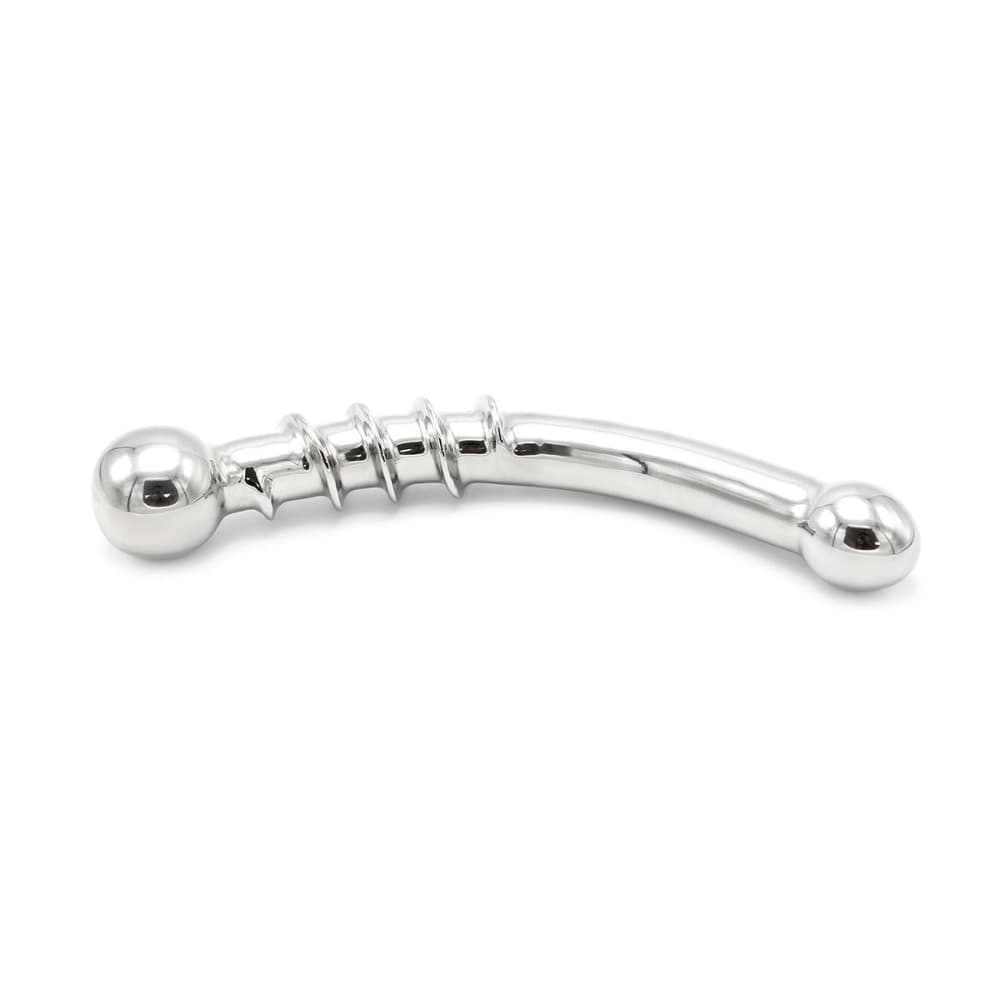 Curve Steel Dildo Twisted - Sexshop.dk