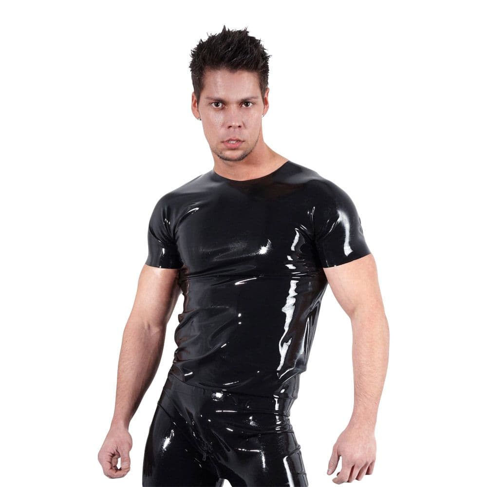 Late X Latex T-Shirt -X-Large - Sexshop.dk